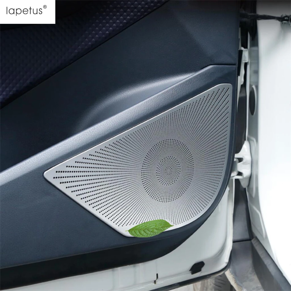 

Car Door Speaker Loudspeaker Frame Cover Trim Decor Interior Kit For Toyota C-HR CHR 2016 - 2021 Stainless Steel Accessories
