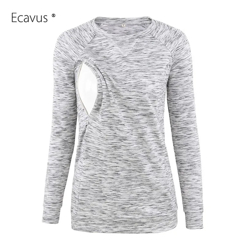 Женские блузы на молнии для беременных одежда кормящих матерей свитер пуловер