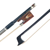 master violinfiddle bow 44 carbon fiber silver silk braided carbon fiber bow w ox horn frog classic paris eye inlay