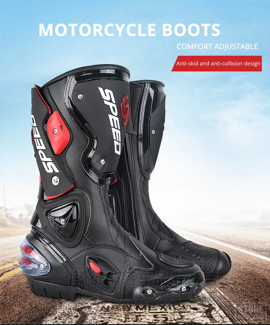 PRO-BIKER/Мужские ботинки в байкерском стиле; ботинки для мотокросса; Botas Moto; Байкерская обувь в байкерском стиле; гоночные ботинки для верховой езды