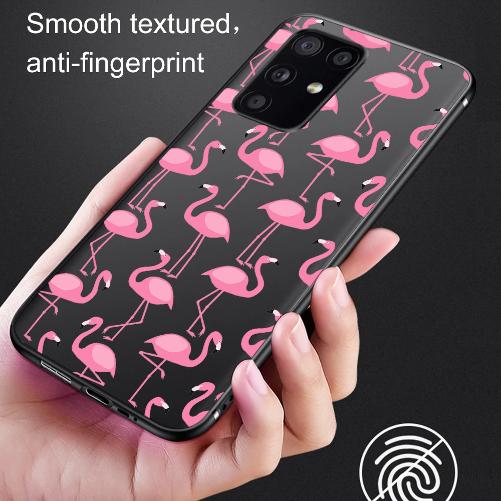 

Cartoon Flamingo For Samsung Galaxy S21 A51 S20 S10 S9 S8 Plus Ultra S10e A50 A71 A70 A20E A41 NOTE 20 10 9 8 Plus Soft TPU Case