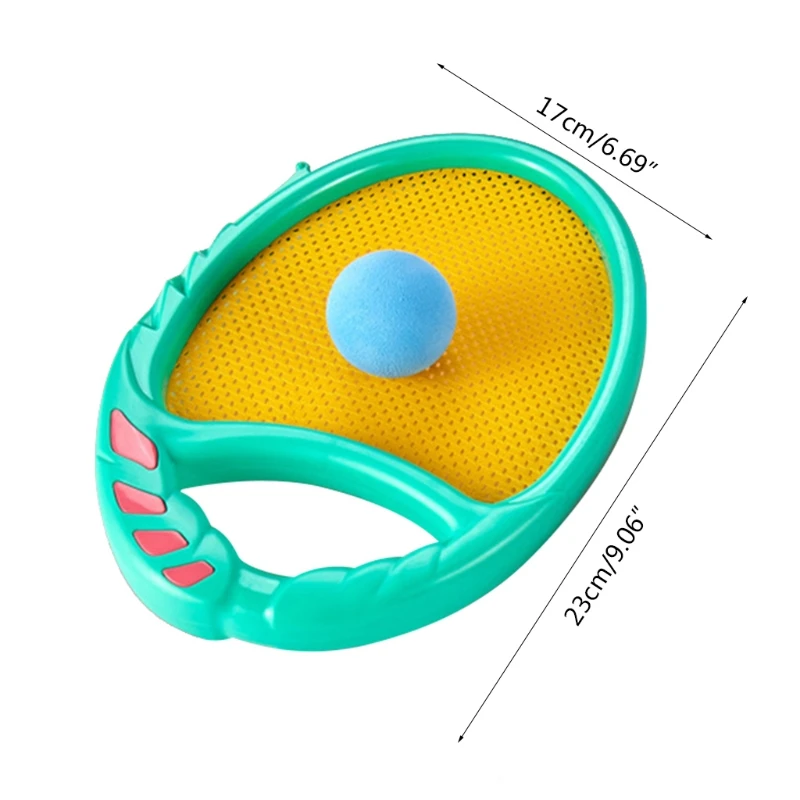 

Kids Toy Catch Ball Game Set Handball Toss Parent Children Outdoor Sports Throwing Interactive Playing Beach Racket Funny