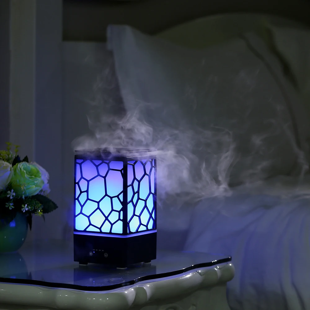 

200ml Aroma Essential Oil Diffuser Ultrasonic Air Humidifier Aromatherapy Mist Maker Office LED Lights Aroma Diffuser For Home