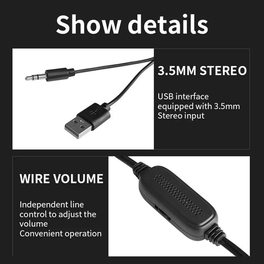 Портативный сабвуфер Настольный динамик USB проводной для ноутбука антимагнитный