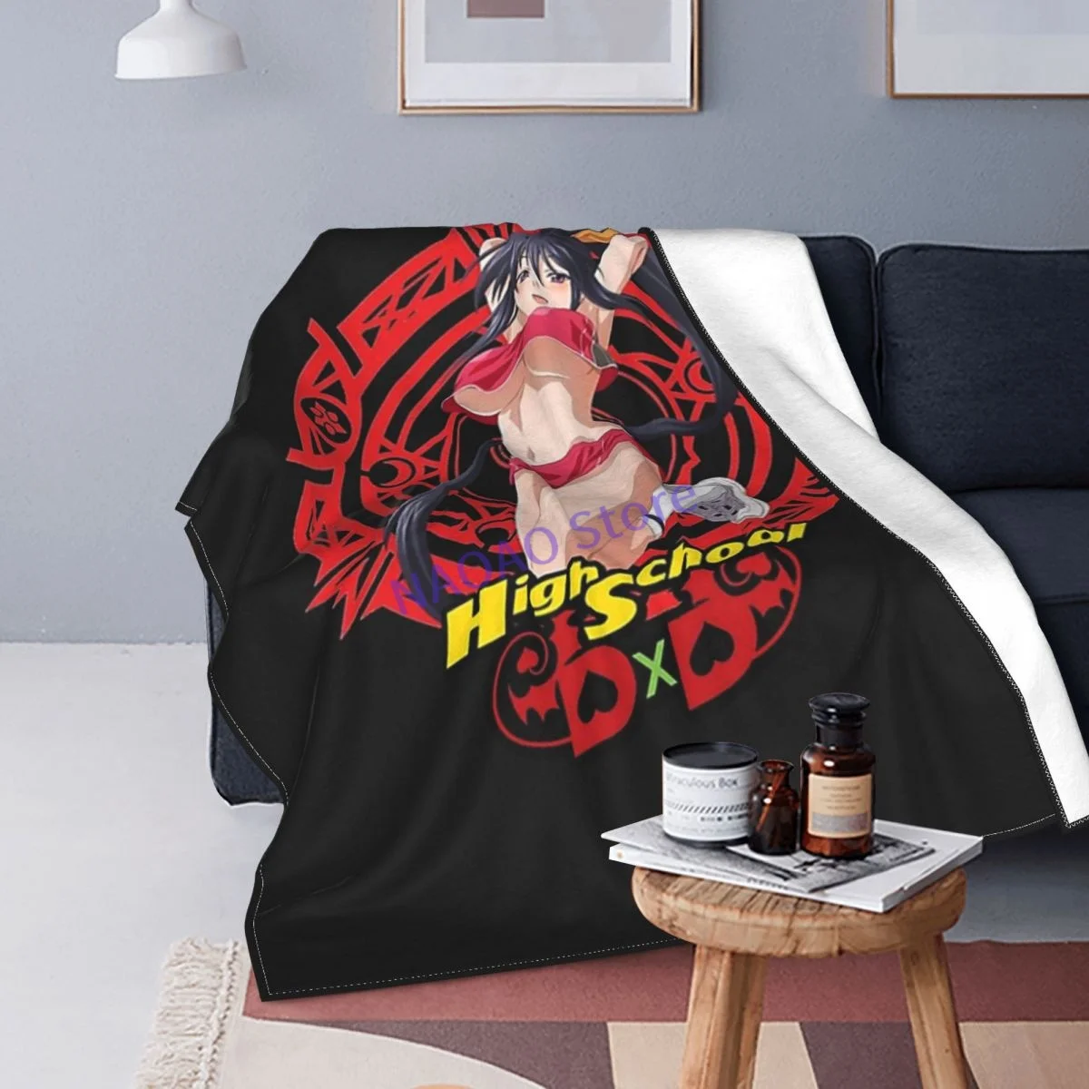 Akeno Himejima Throw Blanket Sheets on the bed Blankets sofa Decorative lattice bedspreads Happy nap for children | Дом и сад