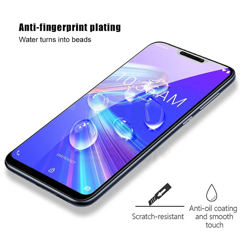 Чехол ZenFone Max M2 Pro ZB633kl ZB631KL Защитное стекло для Asus Zenfone Plus M1 ZB555KL ZB601KL ZB570TL защитная