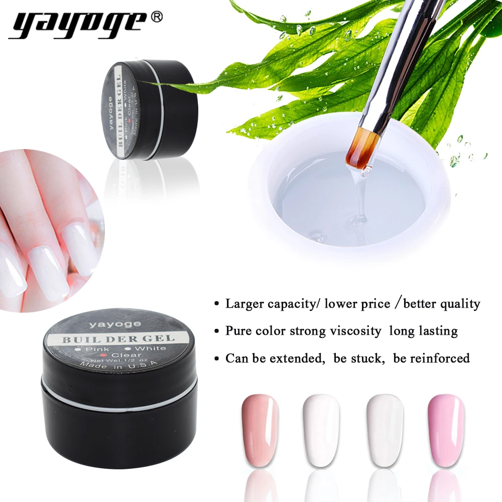 Yayoge набор гелей для дизайна ногтей наращивания Гель-лак быстрого строительства