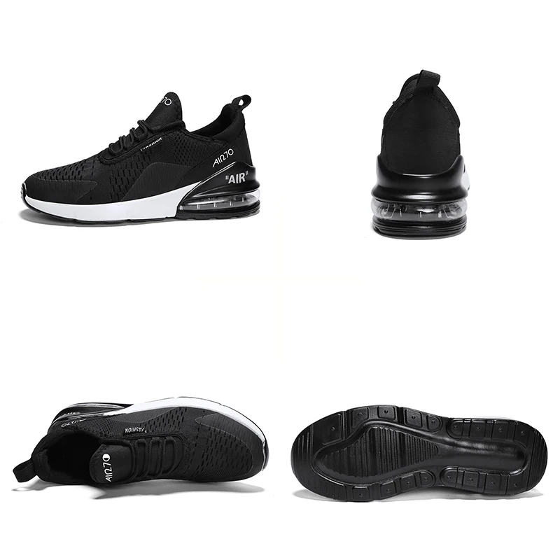 

270 Couple Large Size 35-46 Air Cushion Sneakers Four Colors Breathable Mesh Men's Casual Shoes Outdoor Sports Women's Shoes