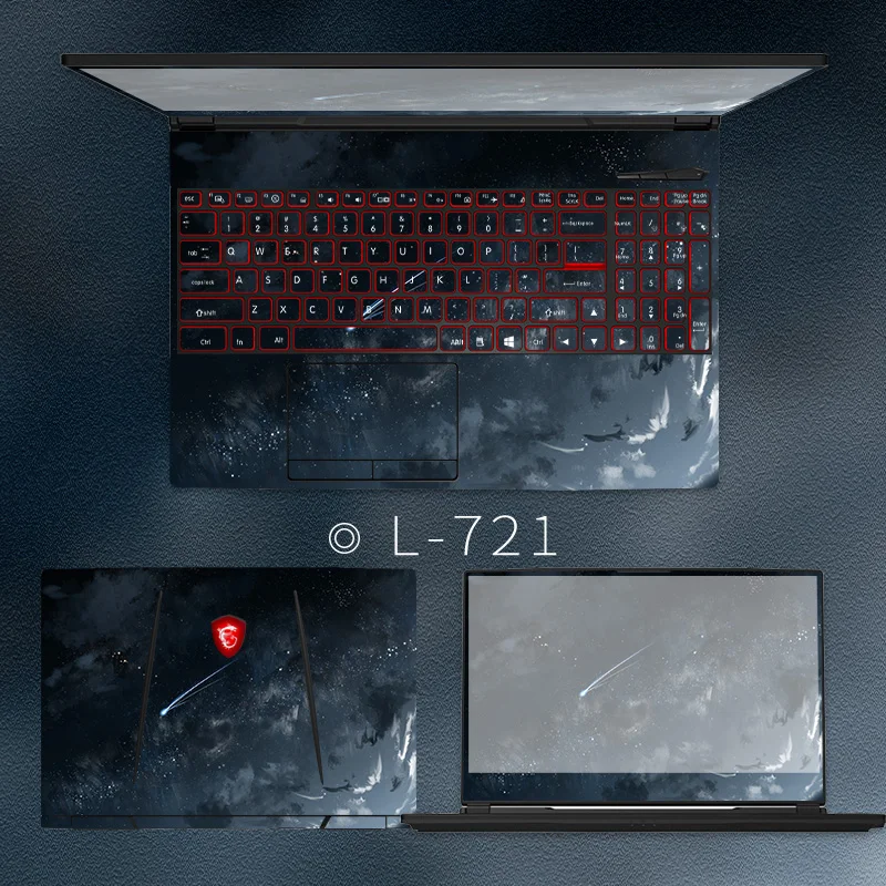 Наклейка на ноутбук KH Защитная крышка для MSI KATANA GF76 |