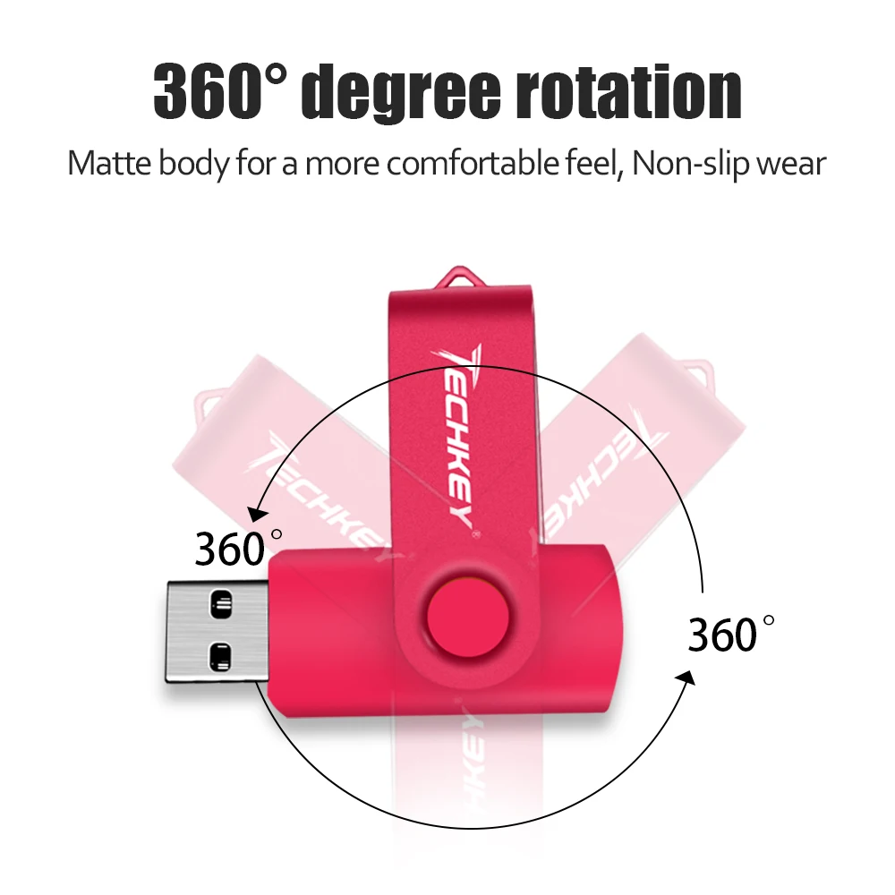 Usb флеш-накопитель Techky флешка Techkey на 32 ГБ 4 8 16 usb-накопитель 100% реальная емкость usb 2