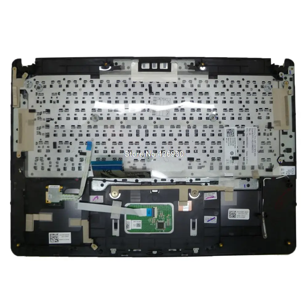 

Подставка для ноутбука DELL для Vostro 5460 5470 5480 0YR6CX YR6CX с клавиатурой Венгрии HU с тачпадом и отпечатком пальца, серый, Новинка