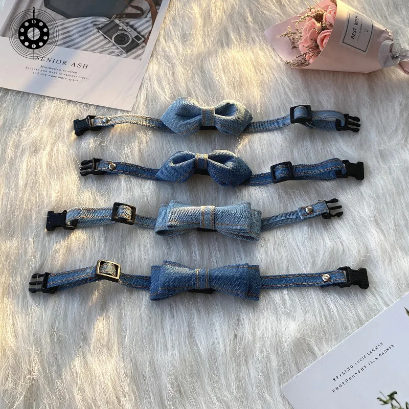 Ошейник для собак и кошек бант украшение домашних животных галстук маленький