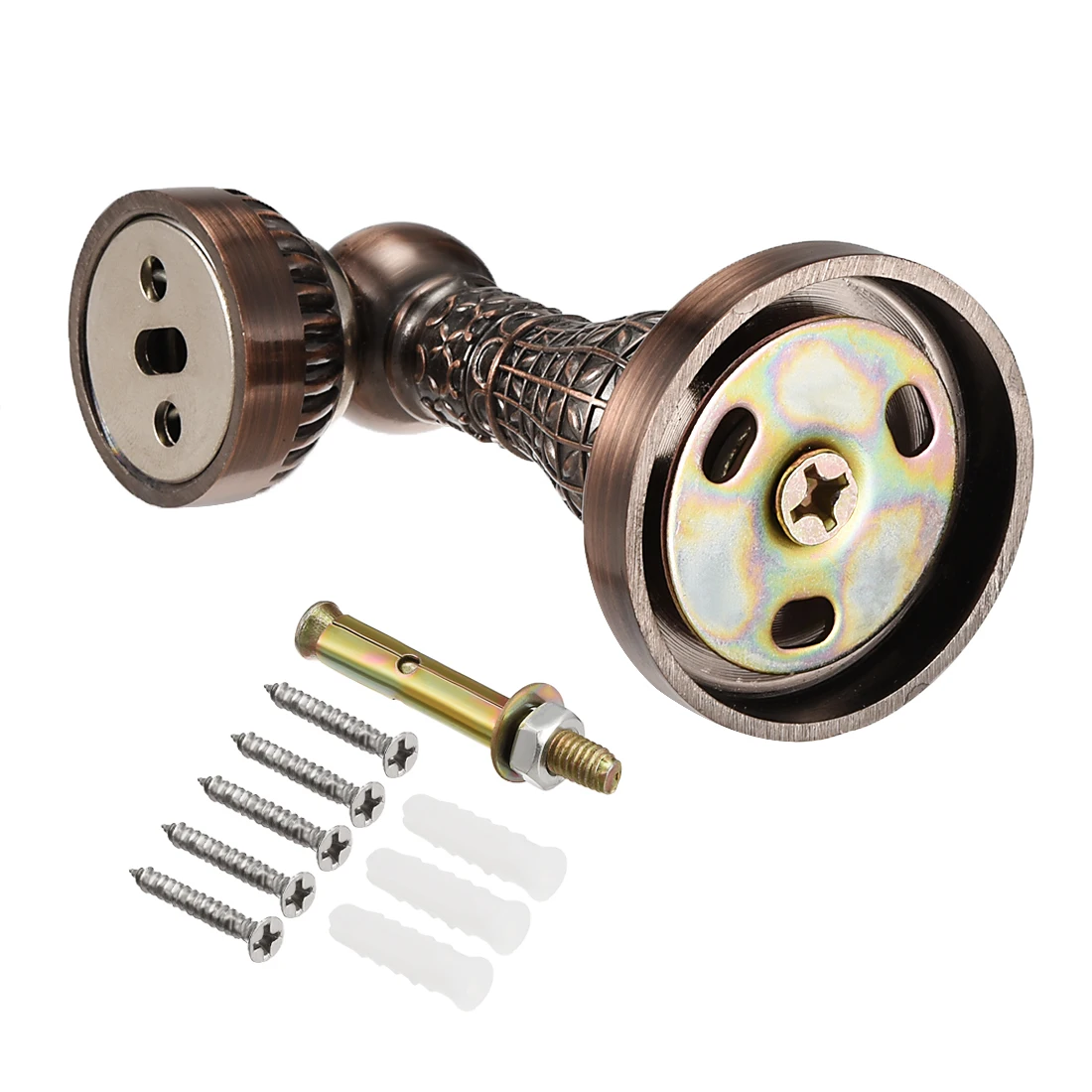 

uxcell Retro Door Magnetic Catch Holder Stopper Doorstop Zinc Alloy Copper Tone