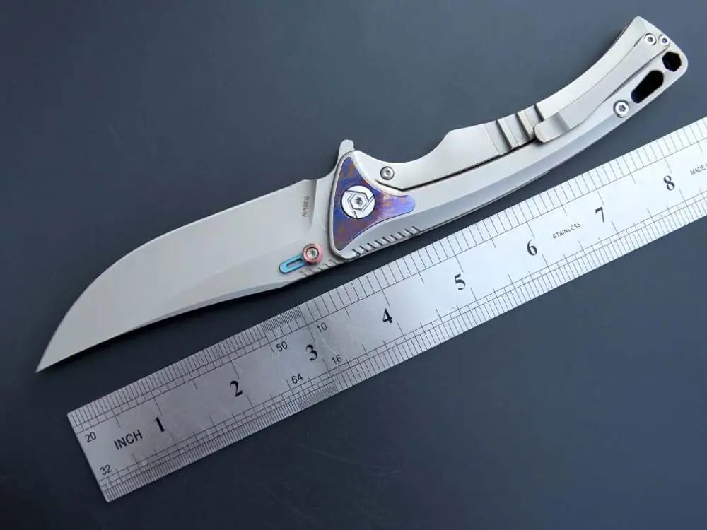 CH-Emperor карманный нож Jack knife S35VN лезвие титановый сплав Ручка Охотничий Тактический