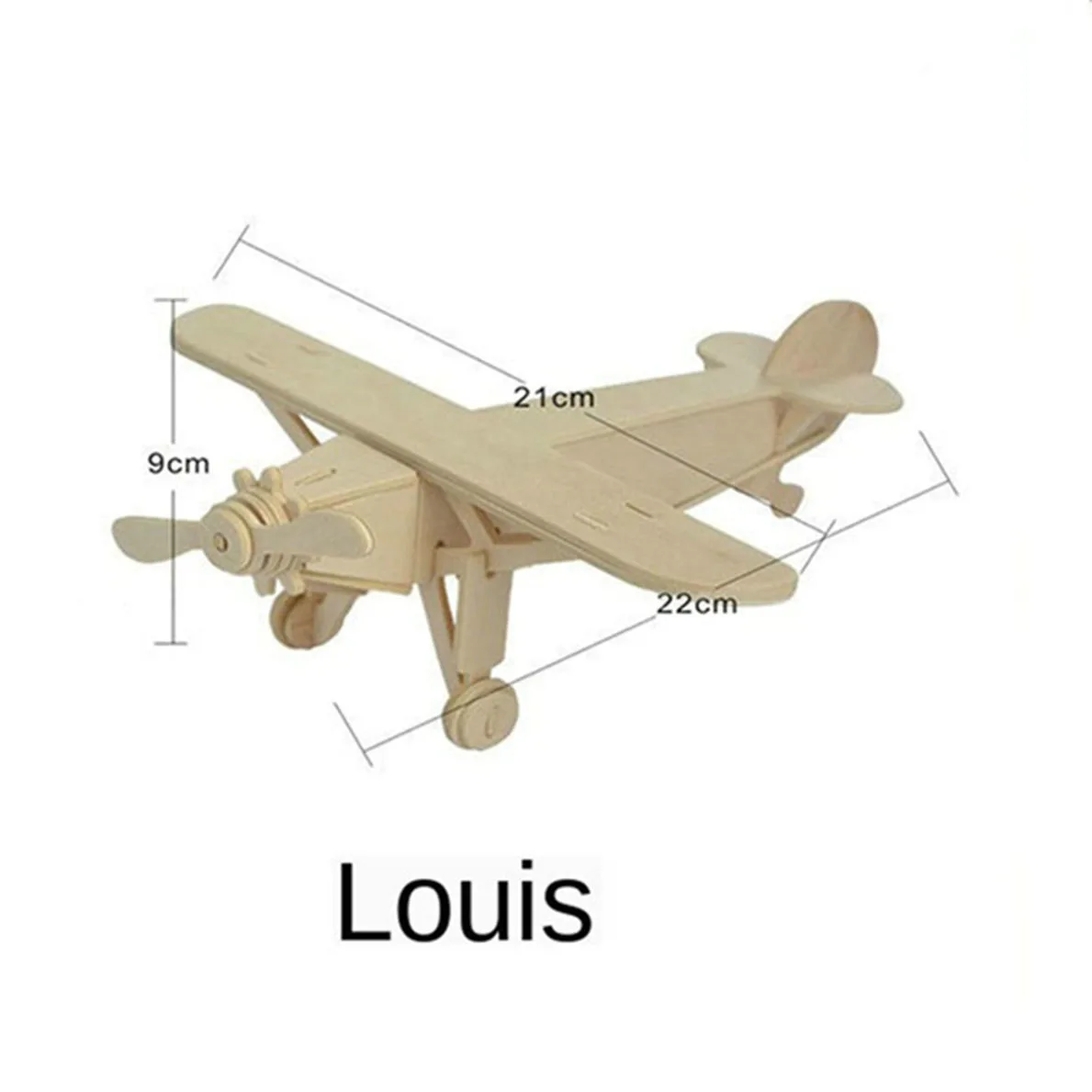Военный Луи Головоломка Самолет игрушка взрослые подарки украшение стола Сделай
