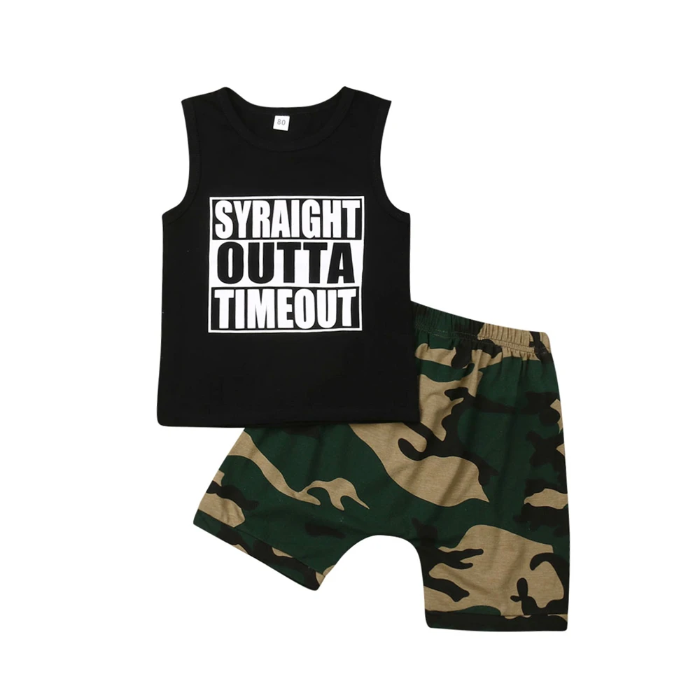 Girls Sleeveless Romper Baby Boy Striped Dinosaur Clothes Set Girl Casual Hoodie Summer Newborn Stripe Outfit