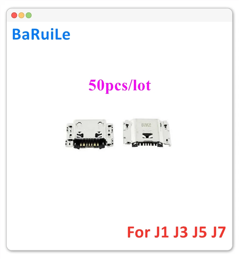 50 шт. разъем USB для зарядки Samsung J3 J5 J7 J1 J100 J120 J300 J320 J500 J700 микро зарядное