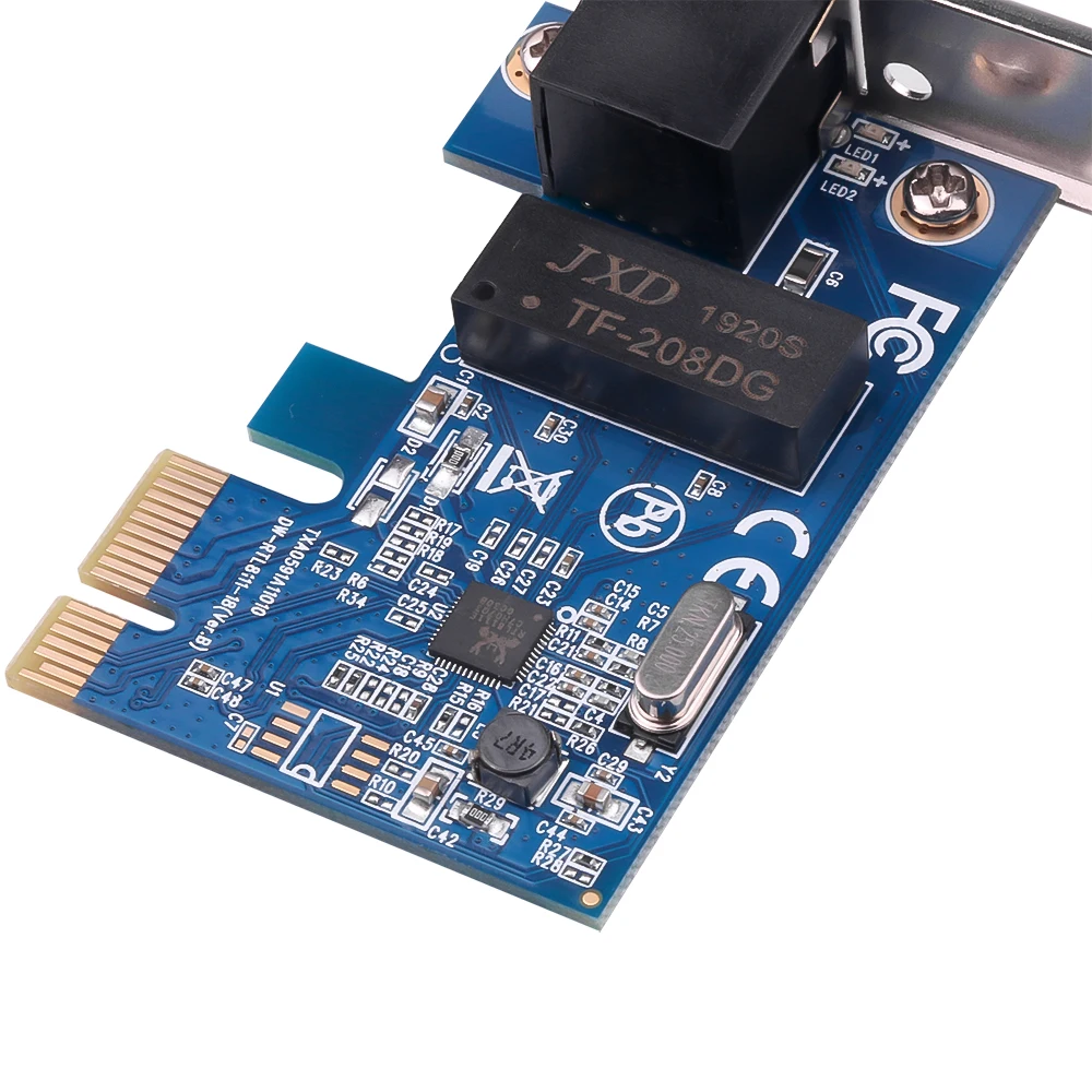 Сетевая карта Kebidu PCI Express PCI-E гигабитная Ethernet-контроллер 10/100/1000 Мбит/с адаптер RJ45 Lan