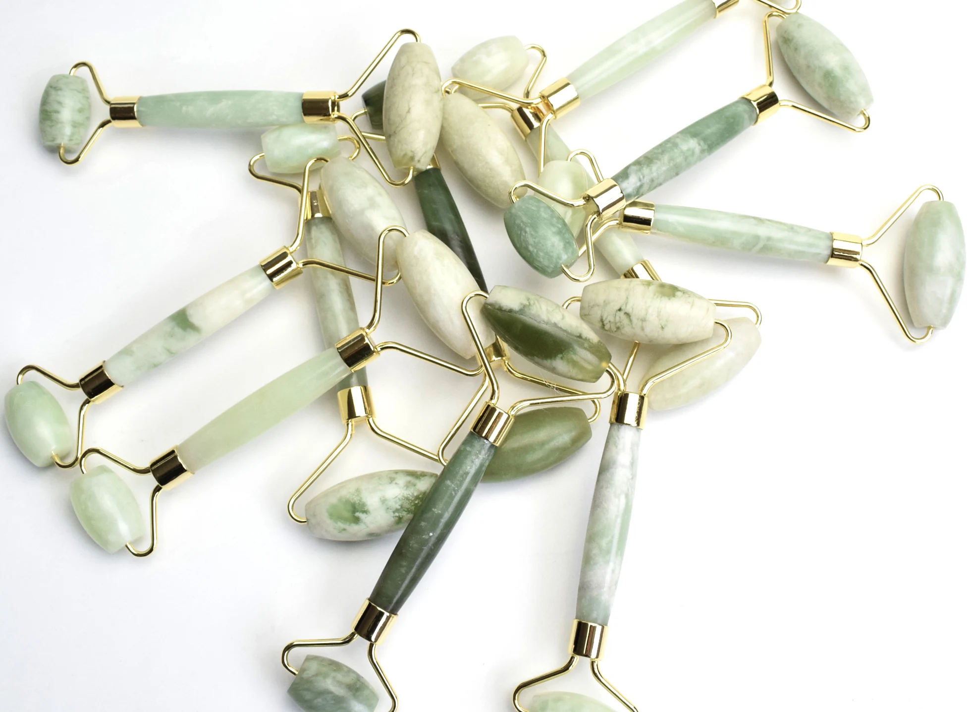 Природная чакра нефрит резной Рейки Кристалл Исцеления гуаша Красота роликовый