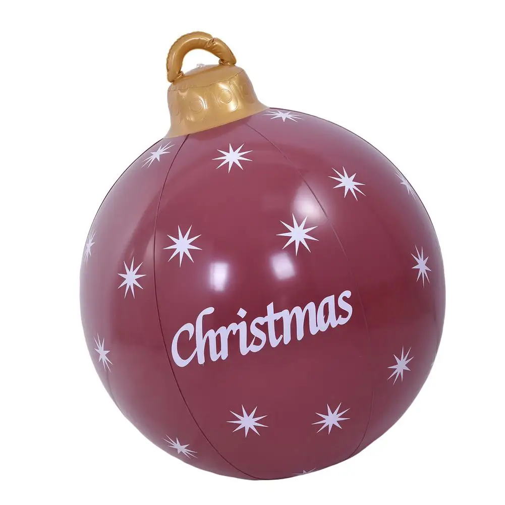 

Outdoor Christmas Inflatable Decorated Ball Outdoor Christmas PVC Inflatable Giant Christmas Ball Christmas Tree Decorations Hol