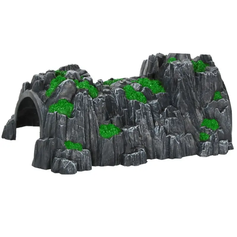 

High Quality Plastic Rockery Tunnel Track Train Slot Railway Accessories Toy