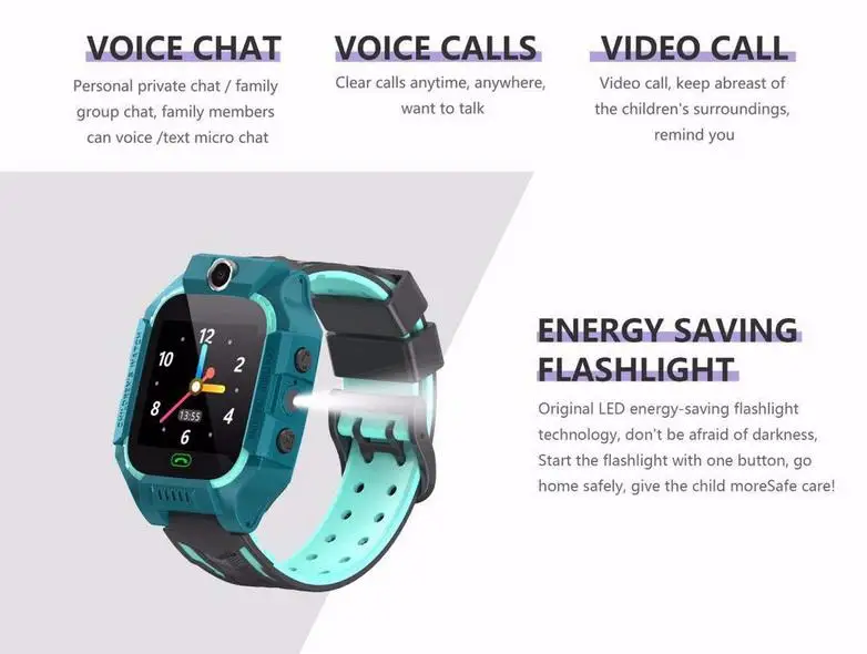 Умные часы BEESCLOVER GPS трекер с SOS сигнализацией против потери слот для sim карты