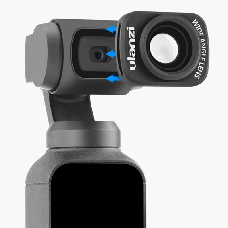 ABKT-Ulanzi Op-5 большой широкоугольный объектив для Osmo Pocket, Профессиональная Hd магнитная структура объектива Osmo Pocket аксессуары