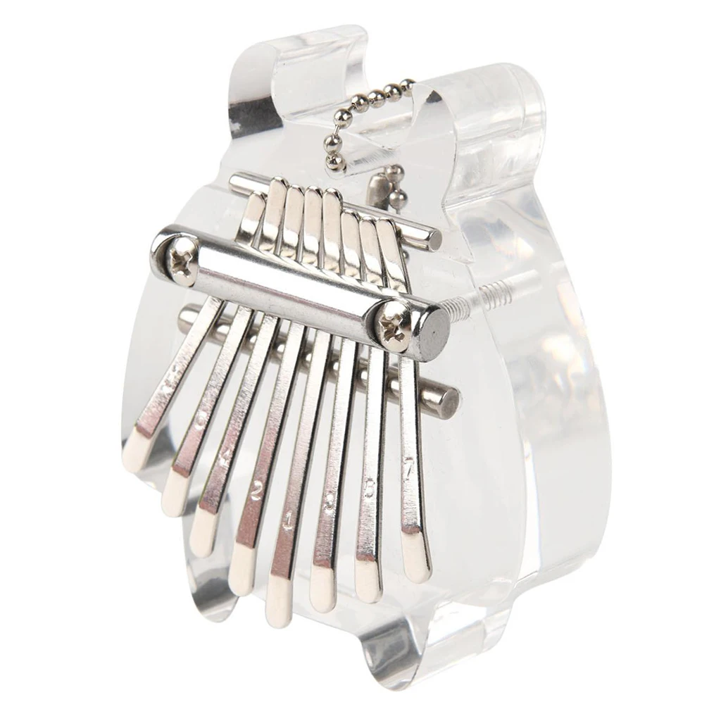 

Kalimba Thumb Piano 8 Keys Mini Finger Piano Portable for Beginner with Pendant