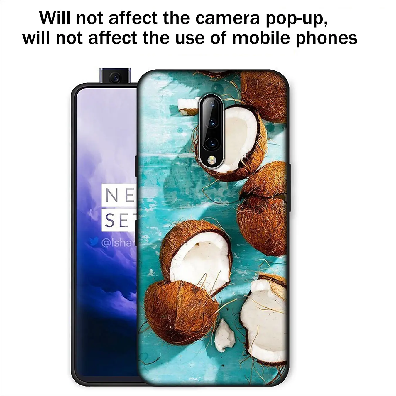 IYICAO плод кокос голубого неба пляжный песок мягкий силиконовый чехол для телефона