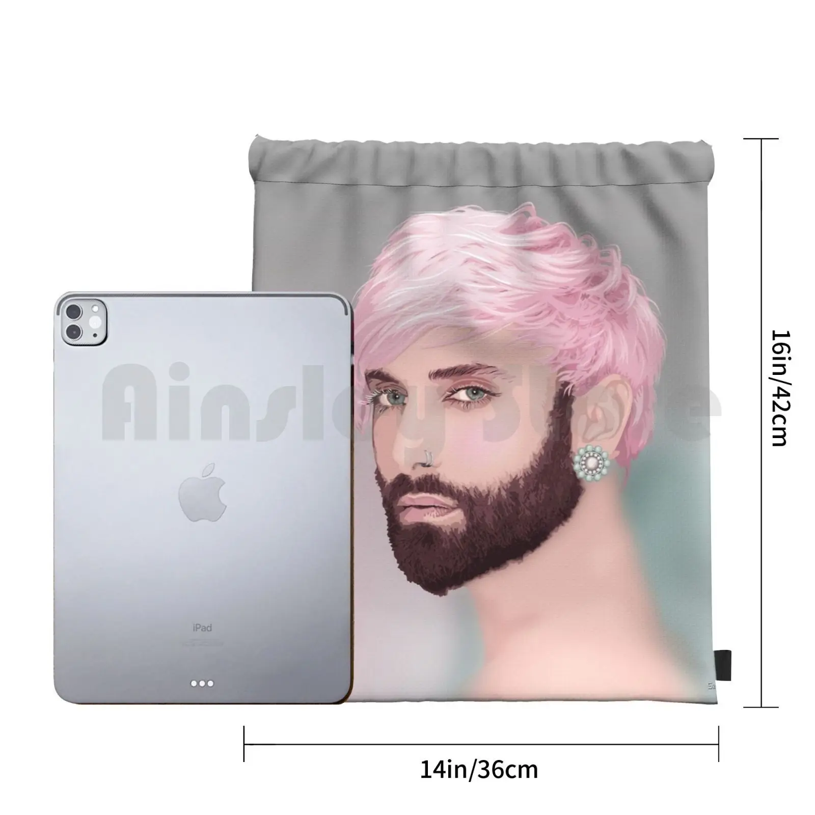 Рюкзак на шнурке Lovemachine 1 сумка для верховой езды скалолазания спортзала Conchita Wurst