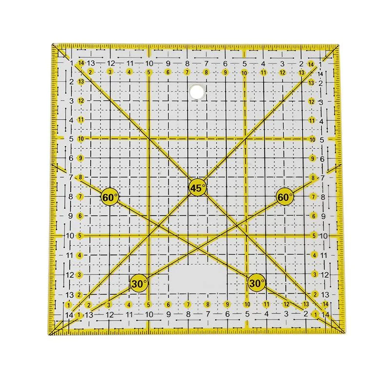 Линейка сделай сам для шитья лоскутного выравнивания ног двухцветные сетчатые