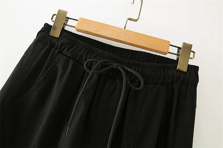 

XUXI Cotton Trousers Autumn 2020 Women Fashion Pencil Pants High Waist Elastic Regular Streetwear Casual Pantalon Femme FZ2570