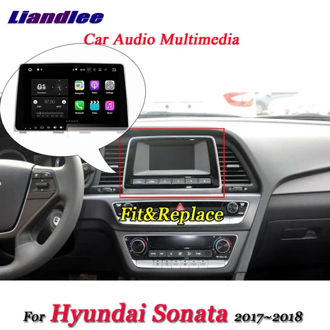 Автомобильная Мультимедийная система Android для Hyundai Sonata 2017 2018 стерео радио видео Wifi USB GPS навигация HD экран