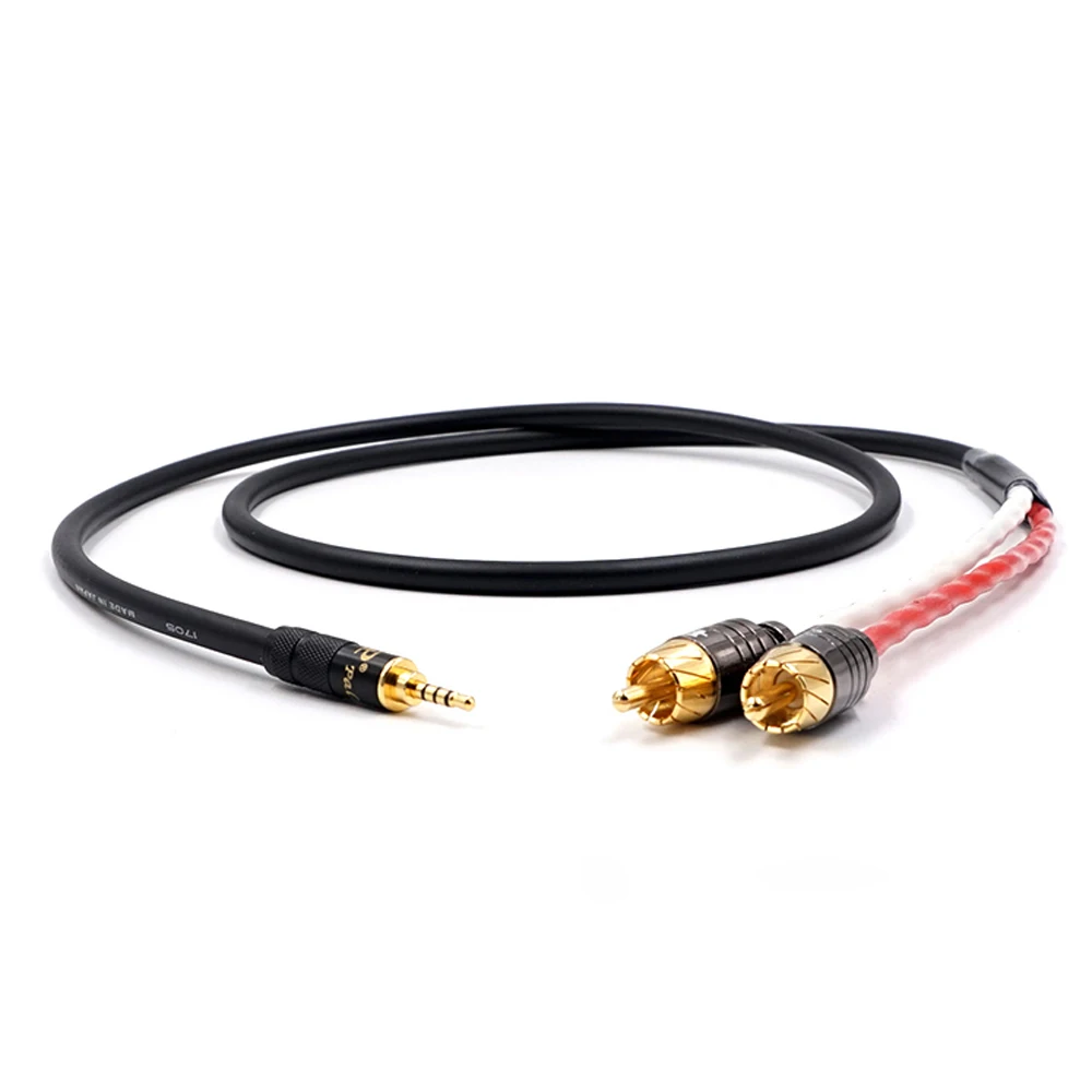 CANARE L 4E6S HIFI TRRS сбалансированный 2 5 мм до RCA Штекерный аудиокабель для Cayin N5 Iriver AK240