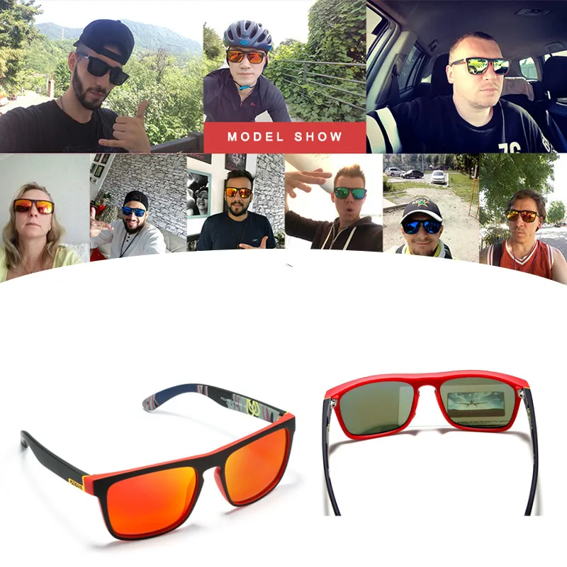 Модные мужские солнцезащитные очки Новые поляризованные линзы для мужчин