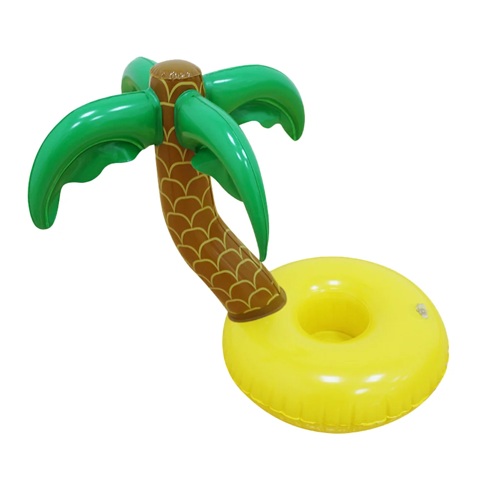 

2PCS Inflatable Water Floating Coasters Large Size Coasters Coke Drink Cup Holder Creative Children for Kids Playing