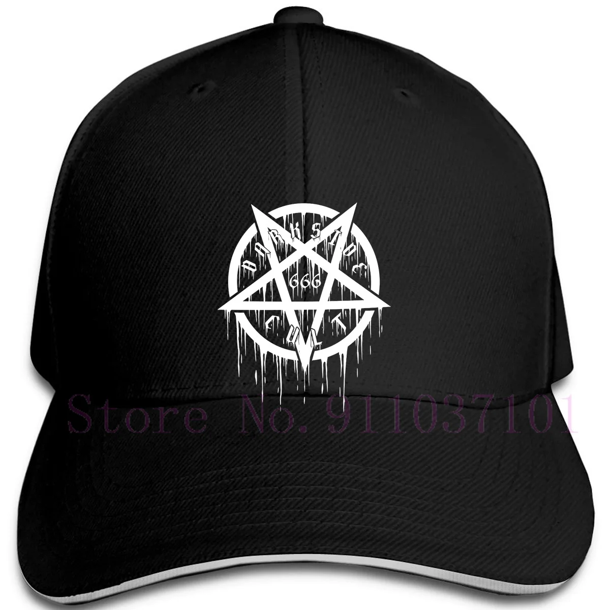 Пентаграмма 666 капель звезда натуральная Darkside Новое поступление черного цвета с