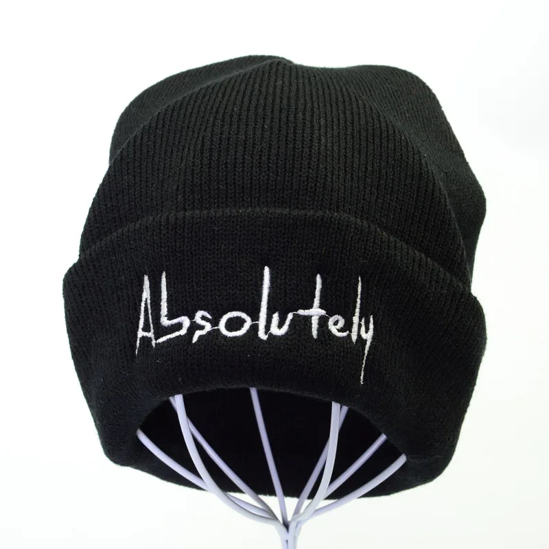 Зимние шапочки облегающие шапки для мужчин и женщин зимняя шапка с вышивкой