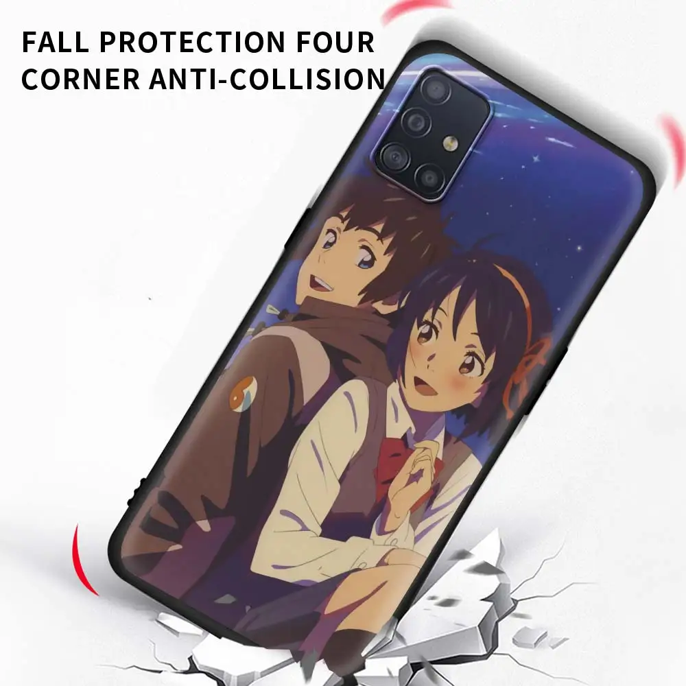

Anime Your Name Phone Case For Samsung Galaxy A51 A71 A21S M31 M31s M30s A31 A41 A11 A01 M51 Soft Matte Coque Back Cover