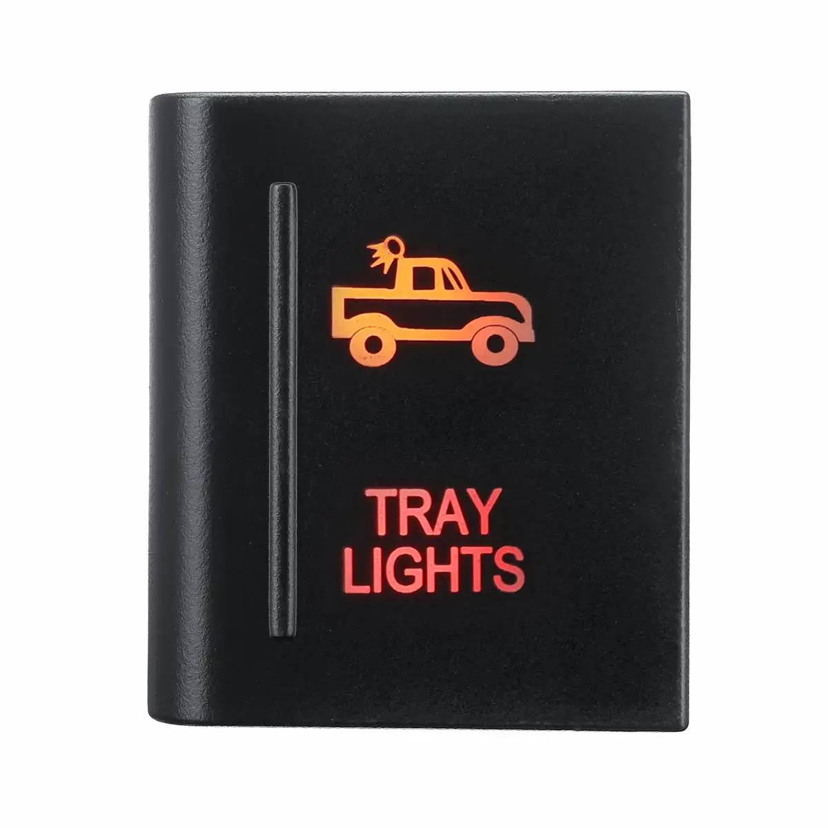 Tray Light Левая кнопка для автомобиля переключатель Янтарный/красный светодиодный задний передний точечный DC 12 В 3A противотуманный светильник внутренняя часть для VW для Amarok - Испускаемый цвет: Tray Light