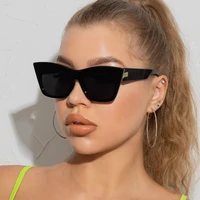 2021 sexy ladies cat eye sunglasses women vintage brand for female black triangle sun glasses uv400 zonnebril dames oculos