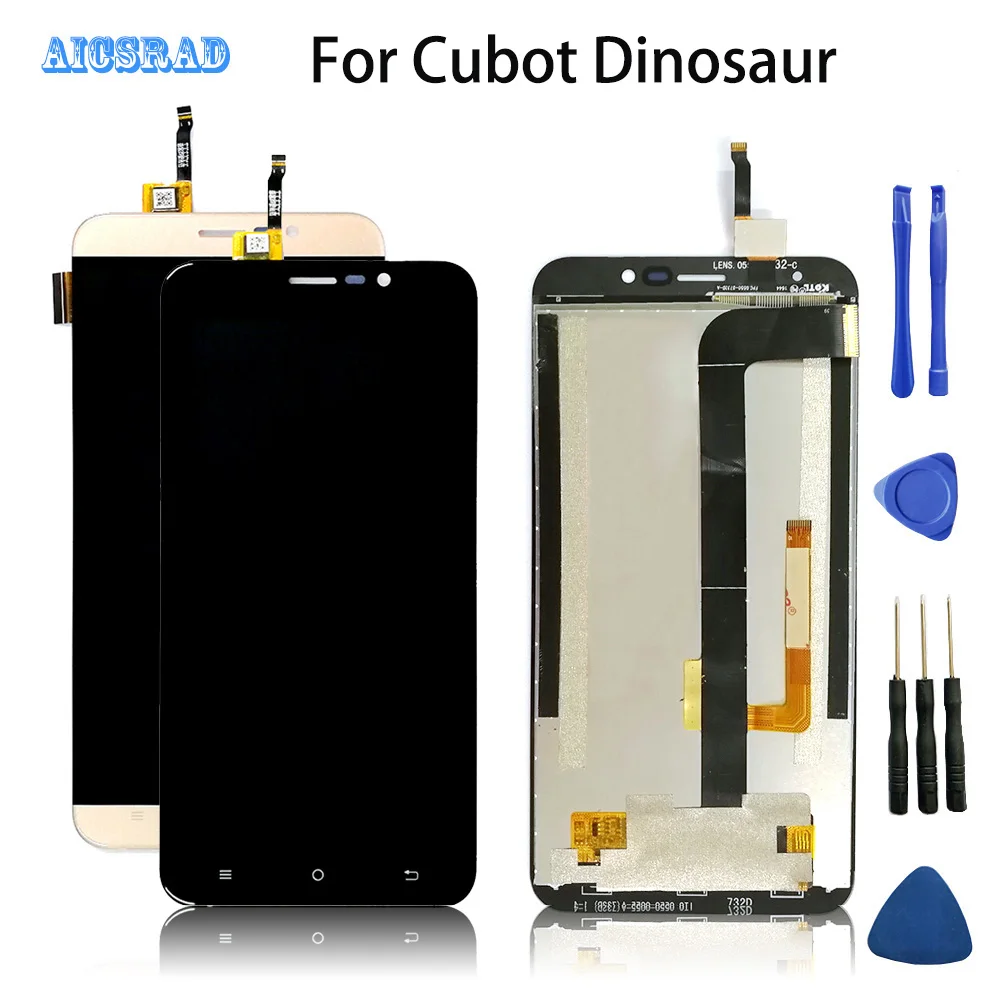 AICSRAD оригинальный для Cubot динозавр ЖК экран с кодирующий преобразователь