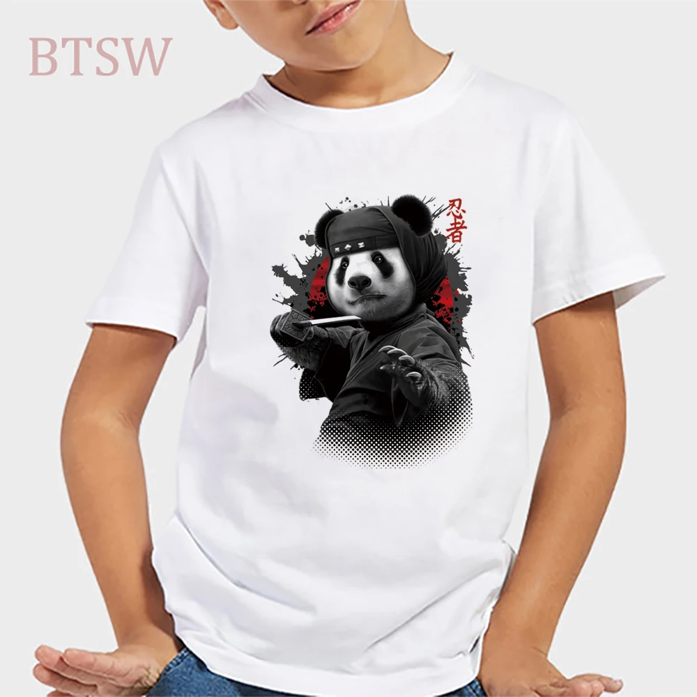 

Print New Panda Boys/Girls T-Shirt Kids Tshirt Casual Short Sleeve Tops Clothing
