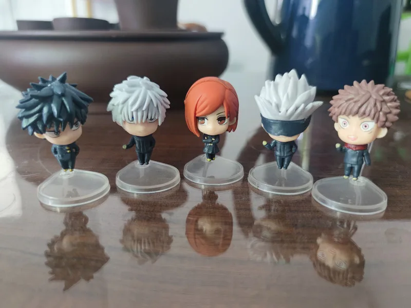 

Hot Anime Jujutsu Kaisen Gojo Satoru Kugisaki Figurines Cartoon 5Cm Q Version Pvc Action Figure Modle Toys Birthday Gifts 204