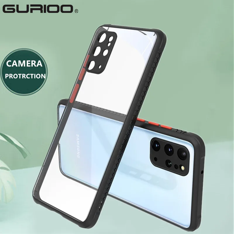 Прозрачный противоударный чехол HD для Samsung S20 Ultra S10 Plus Note 10 Pro A10 A20 A30 A50 S A11 A21 A31 A51 4G