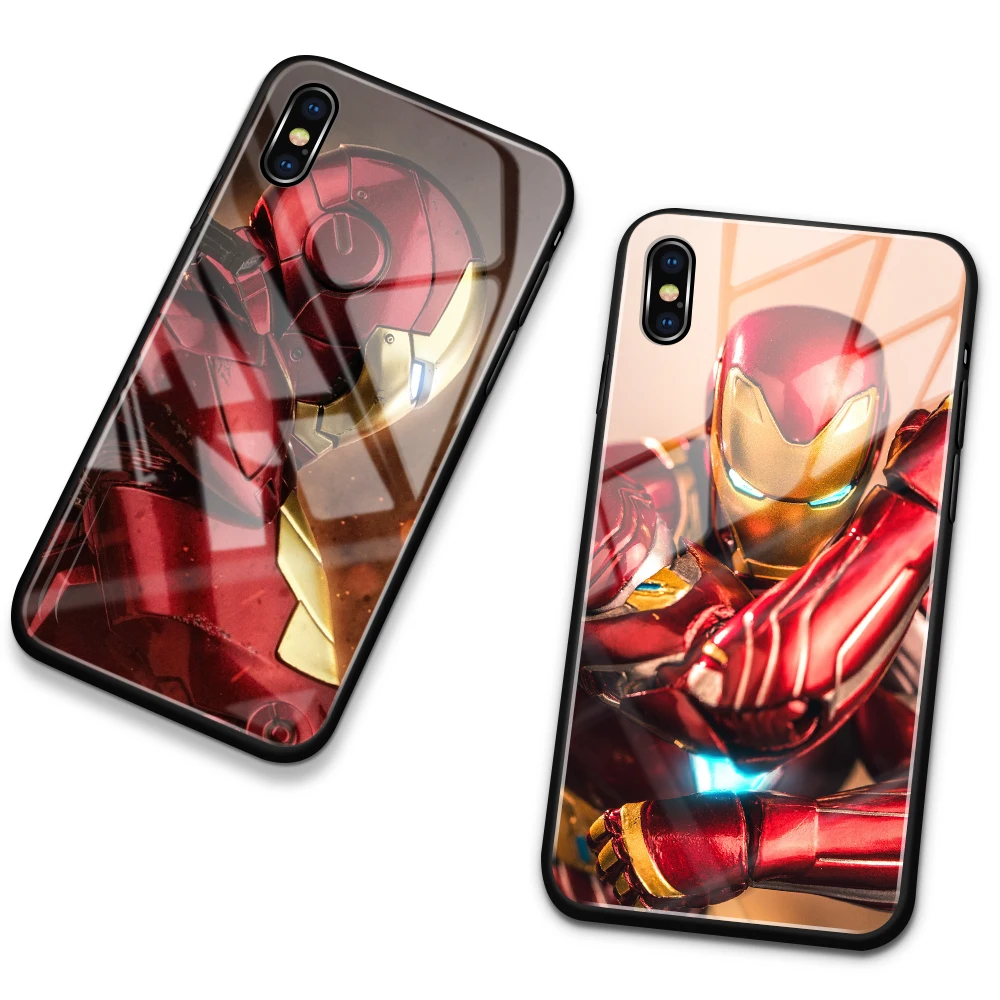 Чехол для funda iphone 11 стеклянный жесткий чехол на заднюю панель 6 6s 7 8 Plus X XS XR pro max с