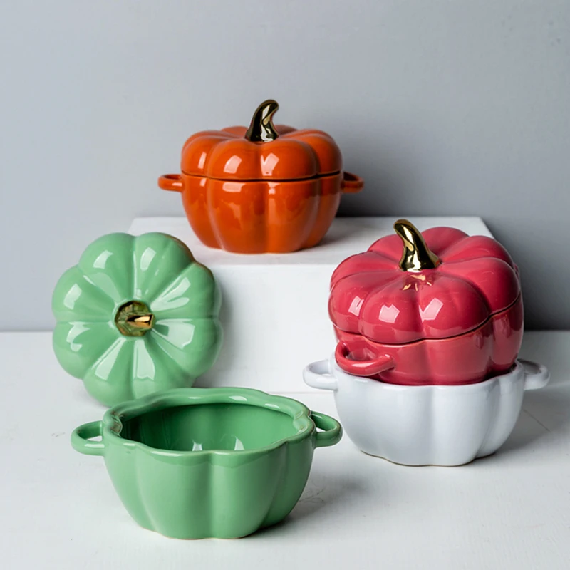 Чаша для выпечки в форме тыквы запеченная чаша супа кухонная кастрюля салата