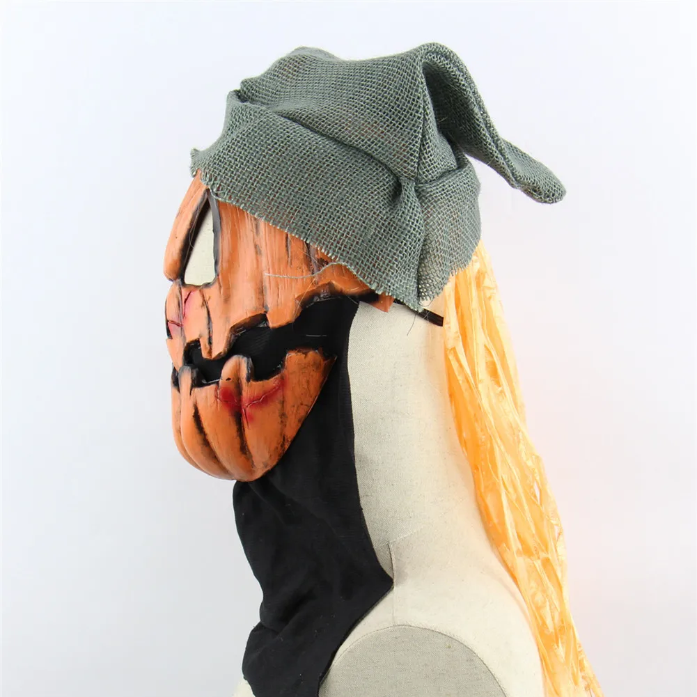 Маска ужаса для Хэллоуина латексная маска чучело реквизит танцев головы