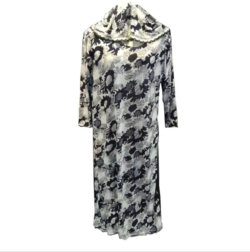 Мусульманское платье мусульманская одежда Caftan Marocain Абая для женщин Baju Wanita абайя