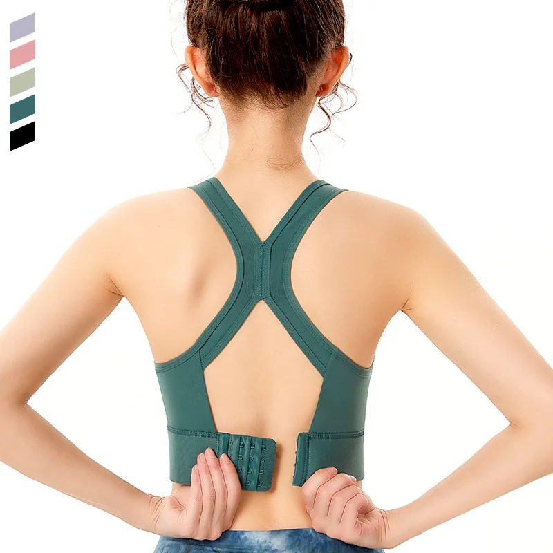 

New Beauty Come Back Sports Underwear, Ladies Bra Shape Shockproof Fitness Yoga Running Vest Outside Through The Air